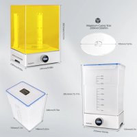 Elegoo Mercury Wash and Cure XS Bundle за 3D Фотополимерни модели, снимка 2 - Принтери, копири, скенери - 42118458