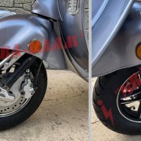 Електрически скутер тип VESPA 4000W 20Ah/72V+документи за регистрация+БЕЗ ключово палене+LCD дисплей, снимка 6 - Мотоциклети и мототехника - 34447495