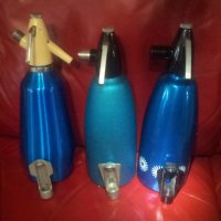 Ретро сифони за газирана вода метални 3 различни, снимка 5 - Други ценни предмети - 34473546