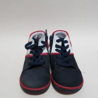 Детски кецове PONKI естествена кожа синьо/червено, снимка 3 - Детски обувки - 29700551