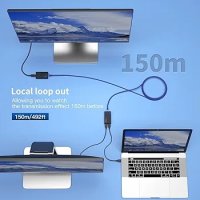 PWAY 500ft HDMI Extender само през Cat5e/6, снимка 3 - Друга електроника - 42774368