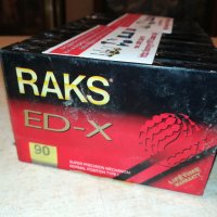 RAKS ED-X90 10БРОЯ-НОВИ АУДИОКАСЕТИ 0710211800, снимка 1 - Аудио касети - 34384996