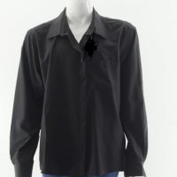 черна риза с дълъг ръкав марка HENBURY макси размер 3XL , снимка 1 - Ризи - 39647739