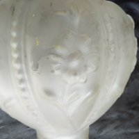 старо стъкло за полилей,нощна лампа арт деко, снимка 2 - Настолни лампи - 30797726