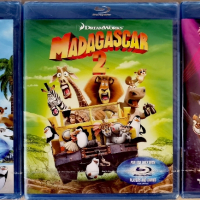 Колекция Мадагаскар Blu Ray (изцяло на английски) бг аудио и суб, снимка 1 - Blu-Ray филми - 44781134