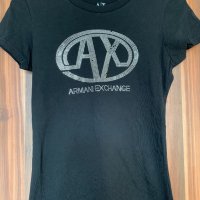 Дамска Armani Exchange тениска, xS, снимка 1 - Тениски - 40685455