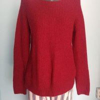 Пухкав дизайнерски пуловер от мохер и примеси "samsoe & samsoe"®, снимка 2 - Блузи с дълъг ръкав и пуловери - 40154204