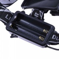  Мощен LED челник с акумулаторна батерия 1760mAh, регулируем фокус - устойчив на удари и вода, снимка 7 - Къмпинг осветление - 30920266