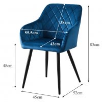 Висококачествени трапезни столове тип кресло МОДЕЛ 229, снимка 7 - Столове - 36639022