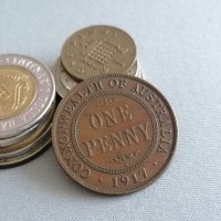 Монета - Австралия - 1 пени | 1917г., снимка 1 - Нумизматика и бонистика - 42735750