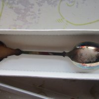 Холанска посребрена лъжичка лъжица, снимка 4 - Прибори за хранене, готвене и сервиране - 33718824