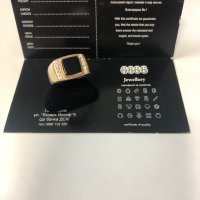 Златен пръстен 14 карата , снимка 4 - Пръстени - 38366256