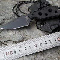 DELTA DEFENDER ново тактически нож мини кама висящо колие за врата, снимка 3 - Ножове - 37620574