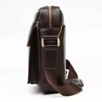 мъжка чанта Polo Fanke кожена функционална цвят кафява/бордо , снимка 8 - Чанти - 27416002