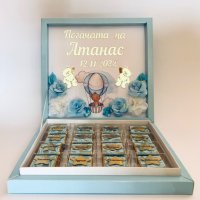 Луксозна кутия с персонализирани мини шоколадчета, снимка 10 - Кетъринг - 28263229