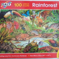 100 pieses puzzle galt rainforest, снимка 1 - Игри и пъзели - 29490891