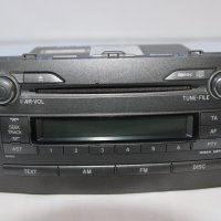CD MP3 Toyota Auris (2007-2010г.) Касетофон / 86120-02520 / 8612002520 Тойота Аурис, снимка 1 - Аксесоари и консумативи - 37694100