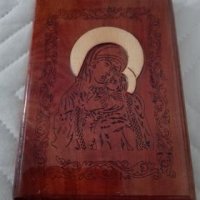 Малка дървена икона, снимка 2 - Сувенири от дърво - 30657946