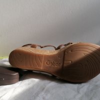 Красиви и удобни дамски сандали от естествена кожа Gabor 38/5, снимка 6 - Сандали - 44183590