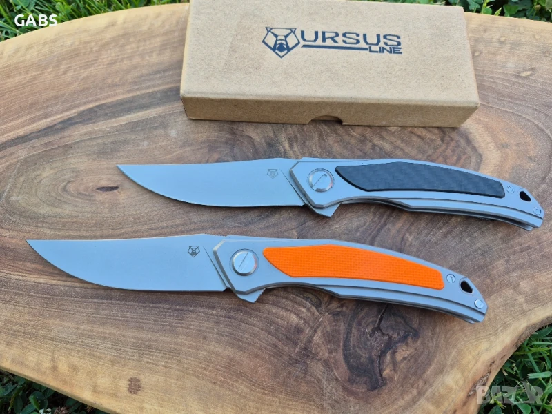 Сгъваем нож Shirogorov Quantum Ursus Lone,Cromax PM,два цвята,SH204, снимка 1