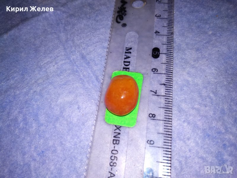 ЮВЕЛИРНО ШЛИФОВАН ПОЛУСКЪПОЦЕНЕН КАМЪК КАРНЕОЛ за ВГРАЖДАНЕ в ПРЪСТЕН БИЖУ 37013, снимка 1