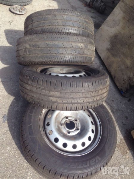 4бр. МЕТАЛНИ ДЖАНТИ 16'' + 4бр. ГУМИ  OpelMovano CitroenJumper FiatDucato IvecoDaily Peugeot Boxer, снимка 1