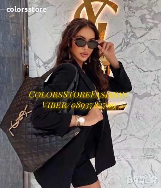 Луксозна Черна чанта YSL код DS18-R, снимка 1