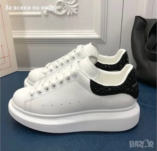 Alexander McQueen Дамски Бели Маратонки👟Дамски Спортни Обувки Александър Макуин Код P521, снимка 1
