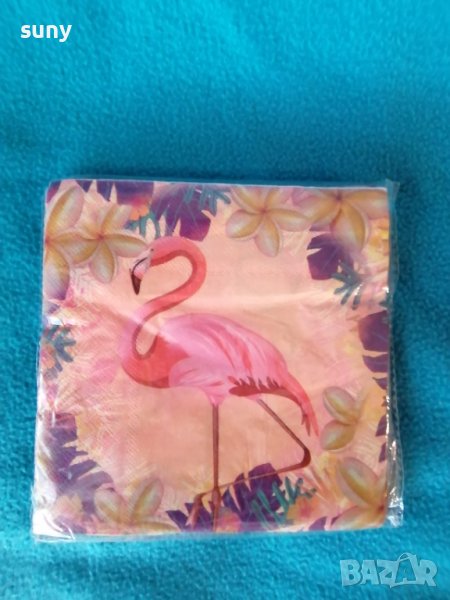 Парти салфетки фламинго, снимка 1