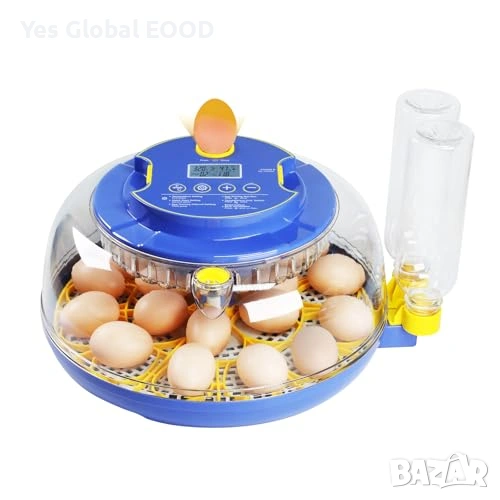 Автоматичен инкубатор за 18 яйца с обръщане и контрол на влажност, снимка 1