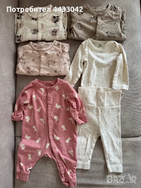 Лот от дрешки за момиченце 62 номер , снимка 1