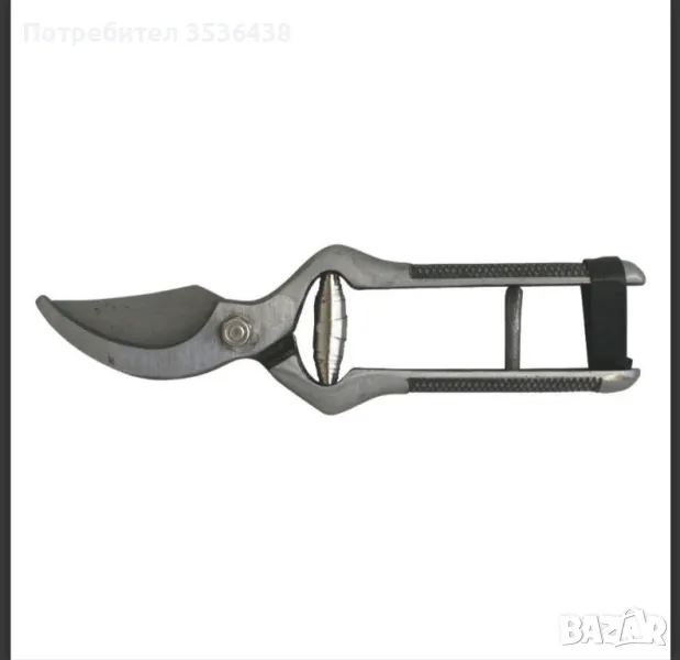 Ножица лозарска 9" PREMIUM - Усилена - Метални дръжки - Незалепващо покритие - 9"х 225 мм., снимка 1