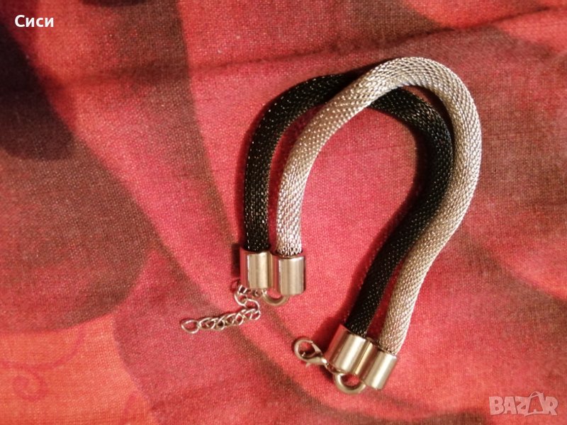 Дизайнерска гривна плетена, снимка 1