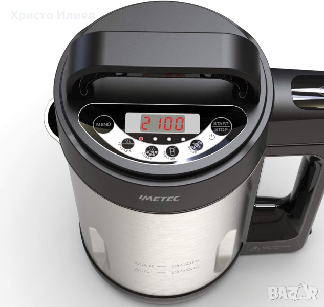 Уред за супа Imetec SM 1000,  Нагряващ Блендер Миксер , 3 автоматични програми, 1,6 литра, снимка 1
