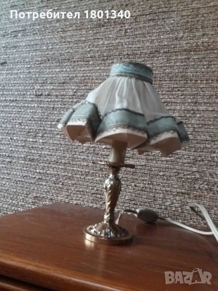  Ретро Настолни лампиони- красиви с дантели , снимка 1