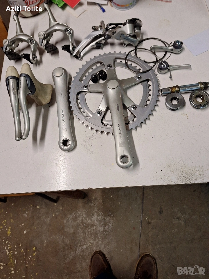 vintage groupset shimano 105 series 1051, снимка 1
