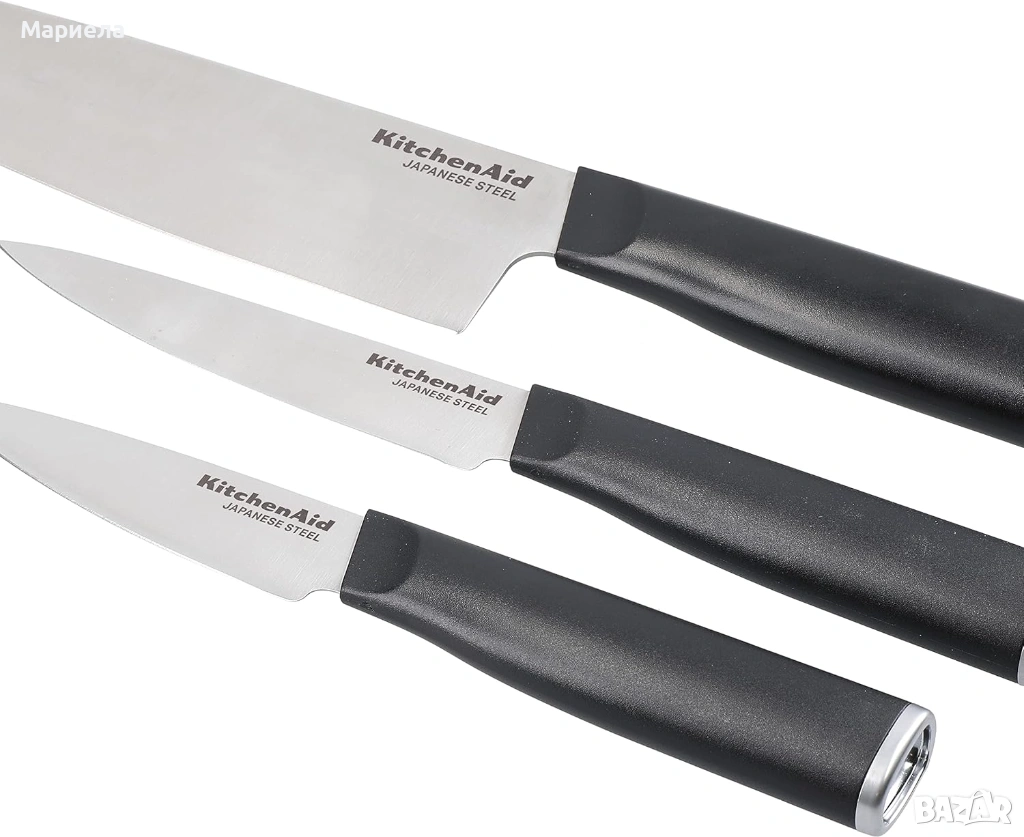 KitchenAid Комплект японски ножове от високовъглеродна японска стомана, снимка 1
