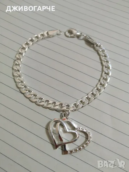 Нова, сребърна гривна. Поставена в кутия лукс, снимка 1