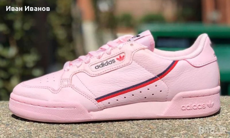 кецове/ маратонки Adidas Continental 80 Clear Pink Scarlet  номер 42-42 2/3, снимка 1