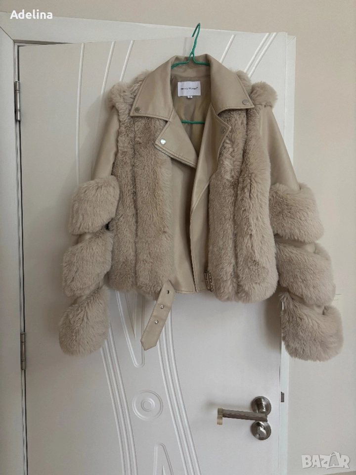 Дамско кожено яке, снимка 1