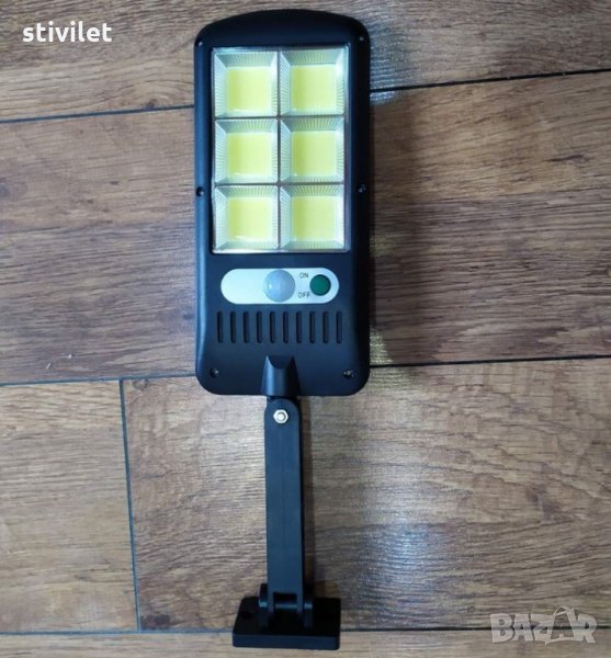 Соларна LED Лампа + Датчик движение безплатна доставка до офис на ЕКОНТ., снимка 1