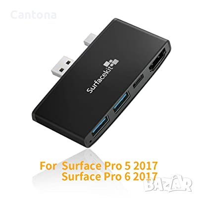 Докинг станция Surfacekit за Surface Pro 5/6, USB Type C, 4K HDMI, 2xUSB 3.0, снимка 1