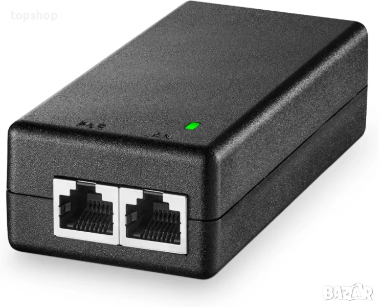 НОВ YuLinca 15,4 W Gigabit Poe инжектор, адаптер Non-Poe към Poe, Plug & Play, до 100 метра, снимка 1