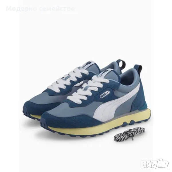 Маратонки PUMA x Ami Alexandre Mattiussi Rider Fv Shoes Blue, снимка 1