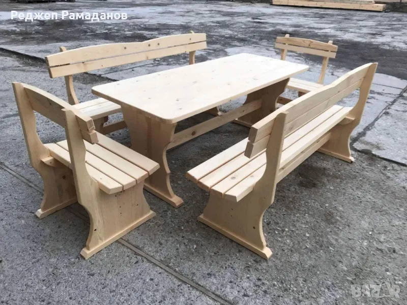 Баварски маси и пейки , снимка 1