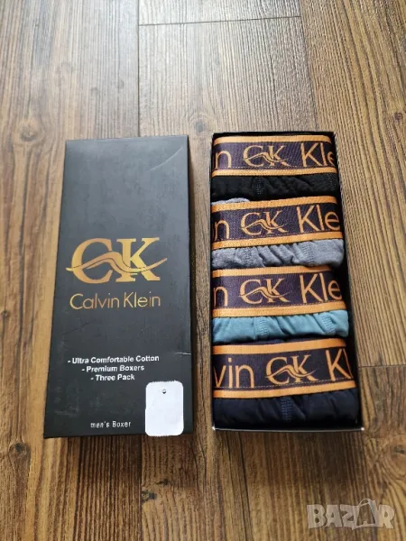 Мъжки боксери CALVIN KLEIN, 3 броя в кутия , размер XL, снимка 1