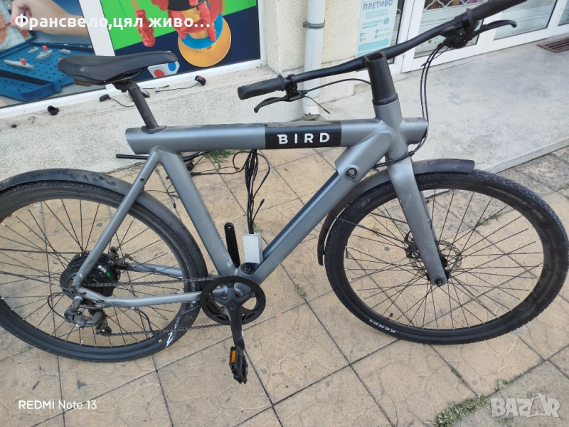 28 цола алуминиев електрически велосипед колело 36 волта за ремонт или части , снимка 1