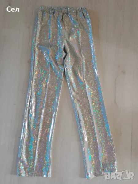 Лъскав панталон М, снимка 1