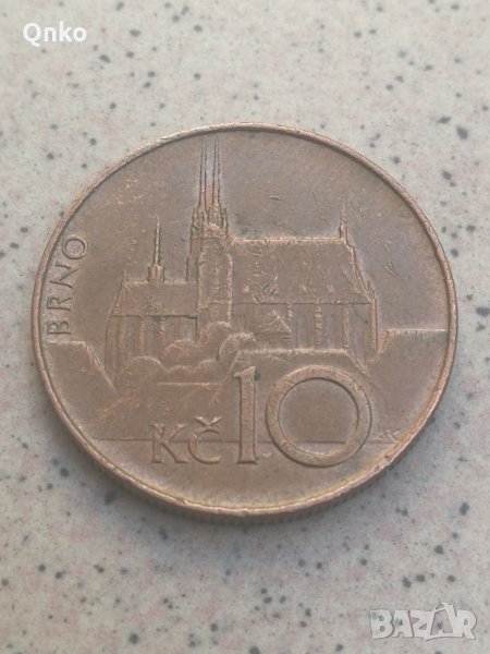 Чехия, 10 крони 1993, Чехословакия, Словакия, Czechoslovakia, Czech, Slovakia, Tschechien, снимка 1
