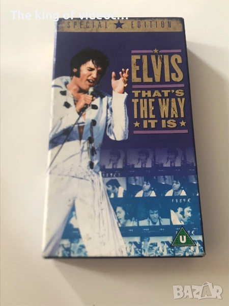 Видеокасета ELVIS  That ‘s THE WAY IT IS. VHS, снимка 1